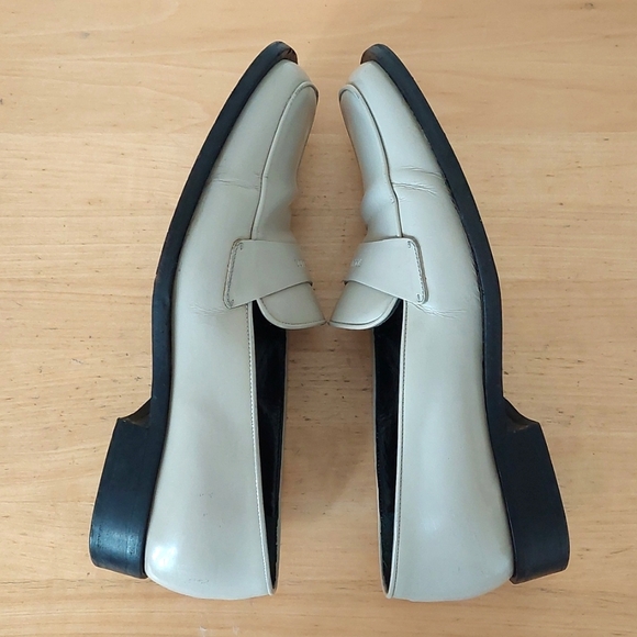 Prada Cream Patent Leather Loafers - Picture 9 of 16